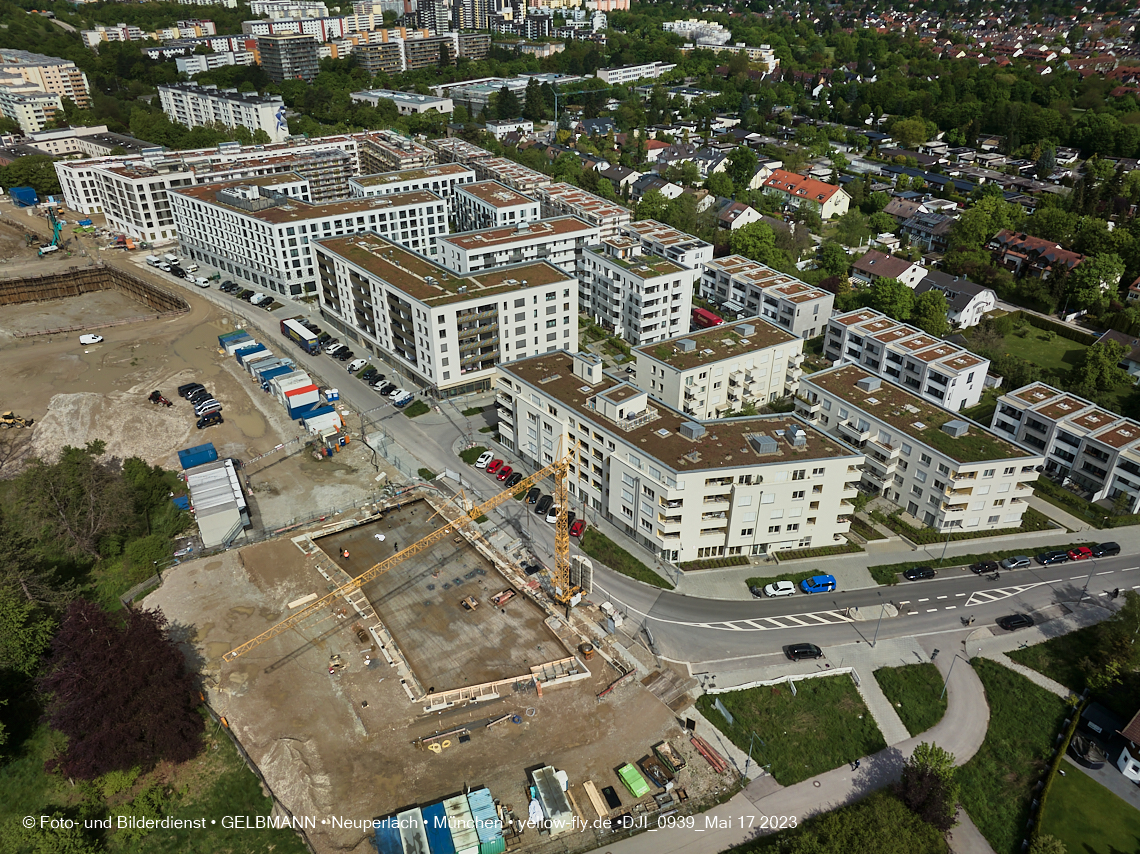 17.05.2023 - Pandion Verde und Baustelle Alexisquartier in Neuperlach